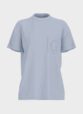 T-SHIRT OVER POCKET, A719 CELESTE, thumb