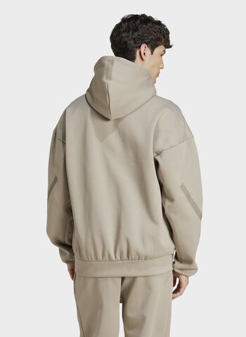 FELPA FULL ZIP ZNE, PUTTY BEIGE, small