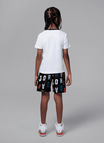 COMPLETINO JORDAN COURT T-SHIRT + SHORT BAMBINO, 023 BLK, small