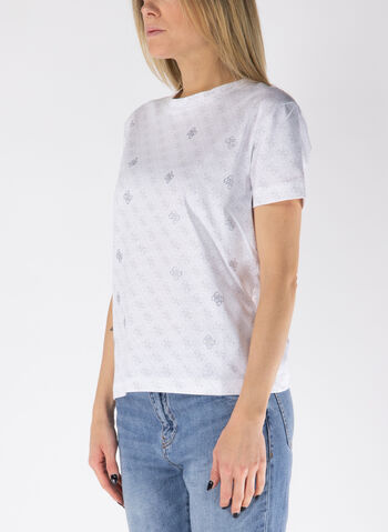 T-SHIRT ALLOVER STRASS, P0JE PANNA, small