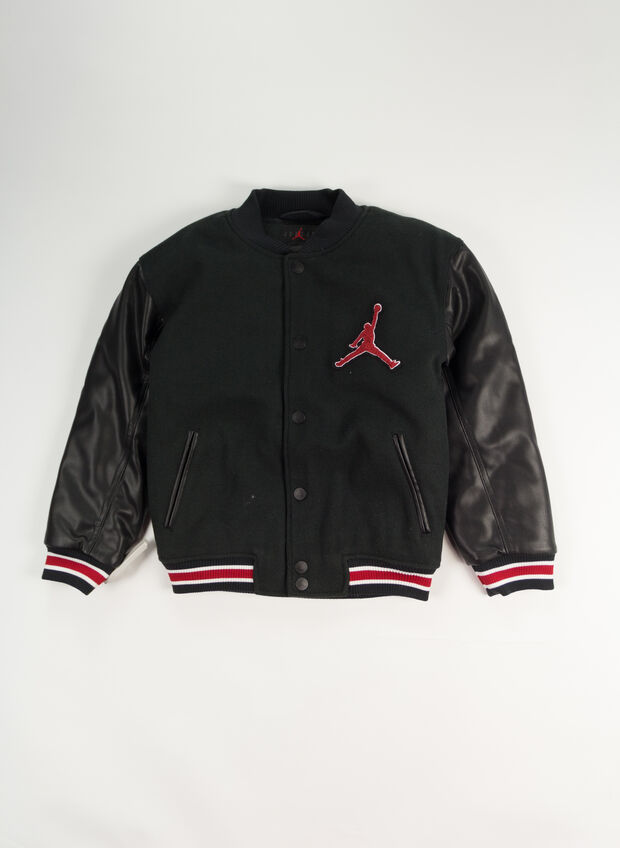 GIUBBOTTO COLLEGE JORDAN RAGAZZO, 023 BLK, large