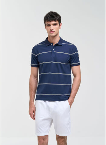 POLO IN PIQU&Eacute; A RIGHE, , small