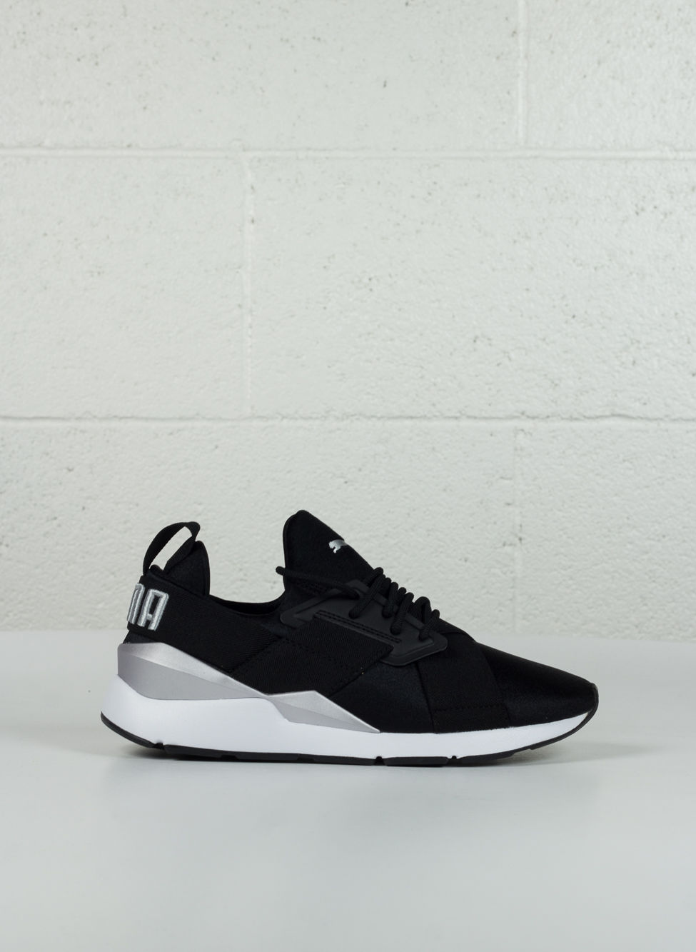 puma muse satin grigie