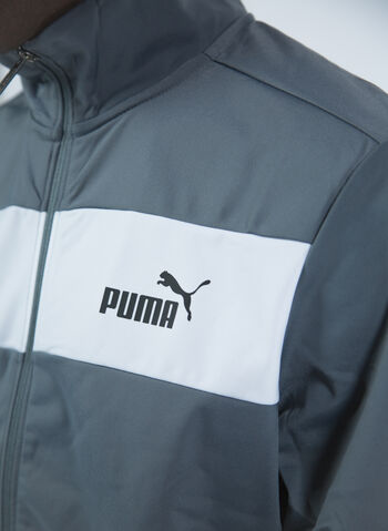 TUTA FULL ZIP CON LOGO, 74 COOL DARK, small