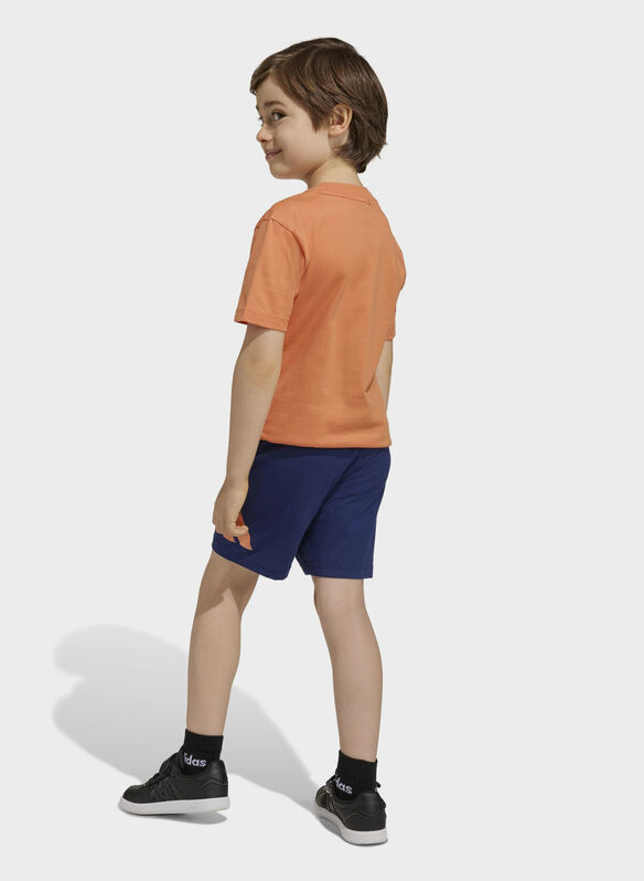 COMPLETINO BIG LOGO BAMBINO, - ORANGENVY, medium