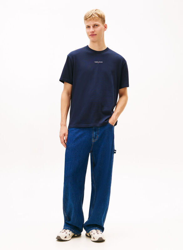 T-SHIRT TJM LINEAR, C1G NVY, medium