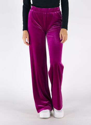 PANTALONE IN VELLUTO, 16 PETUNIA, small