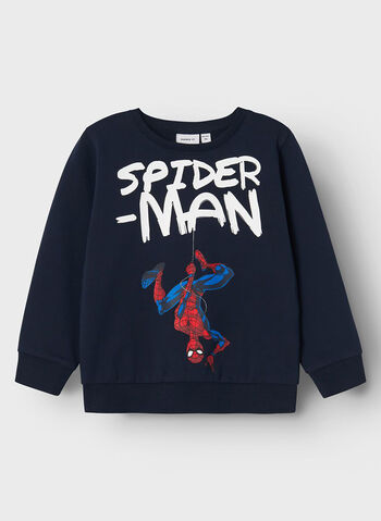 FELPA MATIAS SPIDER BAMBINO, DARK SAPPHIRE, small