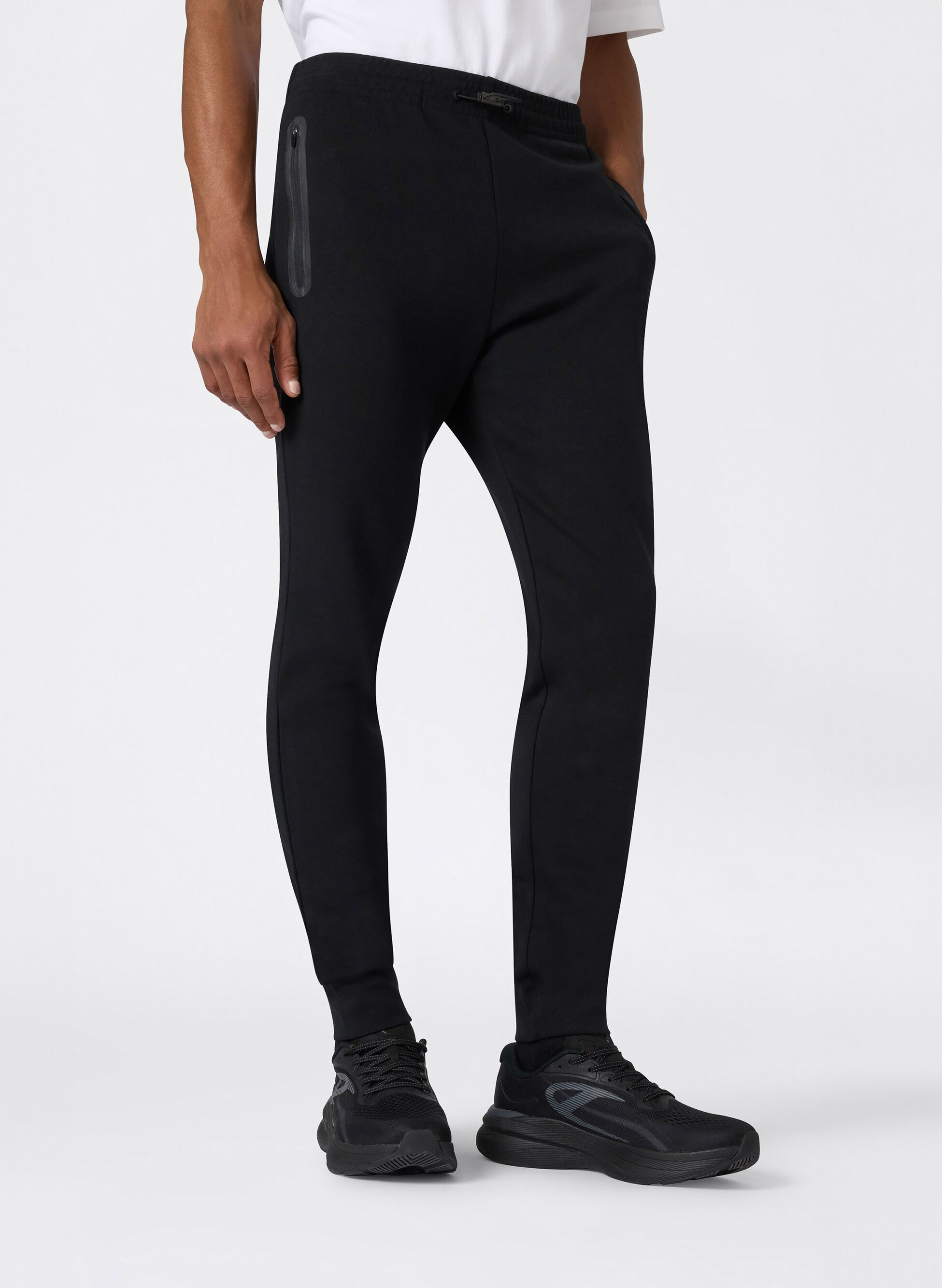 Pantalone Stretch Con Polsino C-Tech