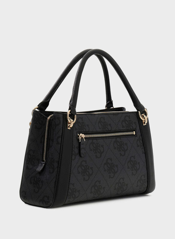 BORSA A MANO LOGO KARNILLA, CLO BLK, medium