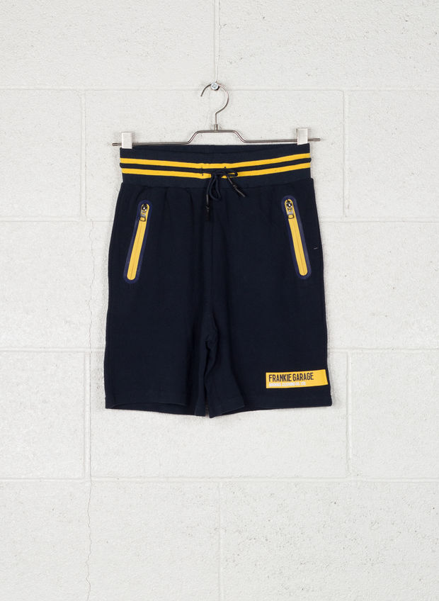 FRANKIE GARAGE BERMUDA GARZATO ORIGINAL Blu, Giallo | Sport85