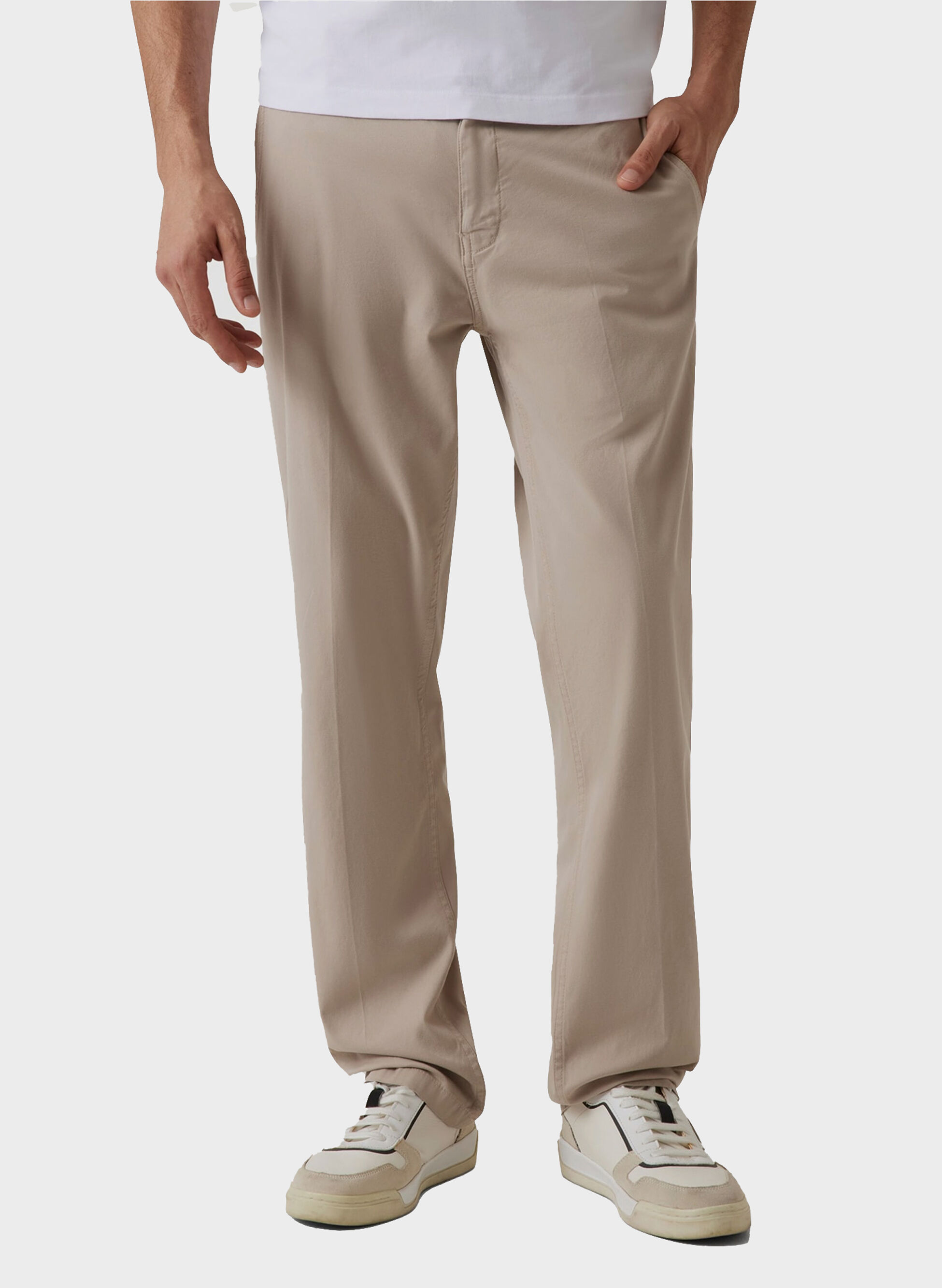 PANTALONE CHINO SLIM IN GABARDINE STRETCH 31-30