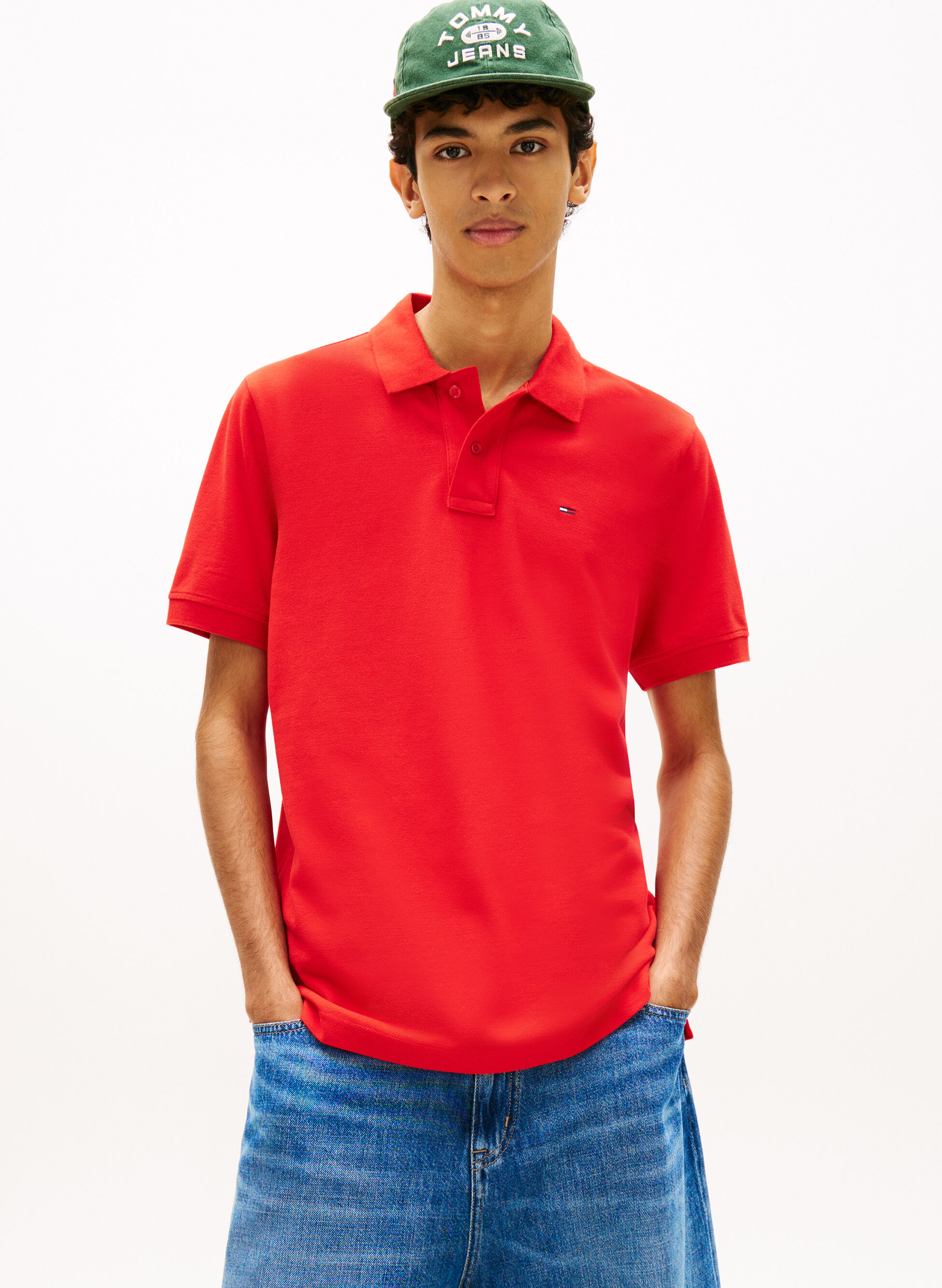 TOMMY JEANS POLO 1985 IN PIQUÉ S