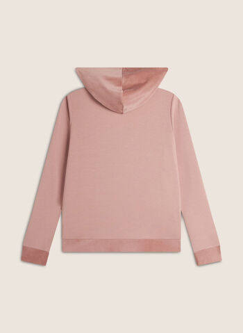 FELPA FULL ZIP IN VELLUTO, , small