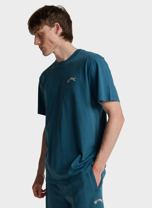 T-SHIRT ARCH CREW, BPR0 REAL TEAL, medium