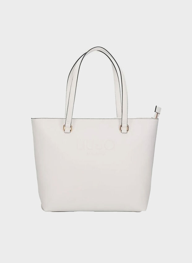 BORSA GRANDE BIANCA, 01065 WHT, large