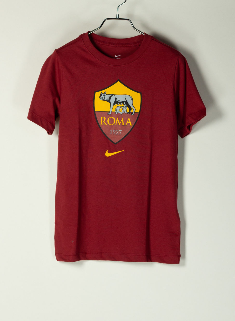 NIKE T-SHIRT A.S. ROMA CREW RAGAZZO Giallo, Rosso Bambino | Sport85