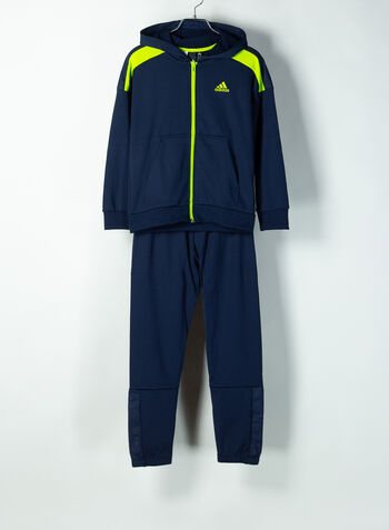 TUTA TECH FULL ZIP RAGAZZO, NVYGREEN, small