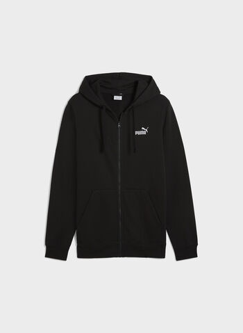 FELPA ESS LOGO FULL ZIP, 01 BLK, small