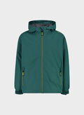GIACCA IMPERMEABILE IN RIPSTOP RAGAZZO, E857 GREEN, thumb