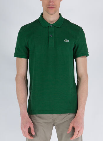 POLO TAGLIO SLIM IN PETIT PIQUE, , small