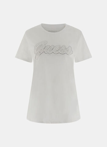 T-SHIRT LOGO LACE, G011 WHT, small