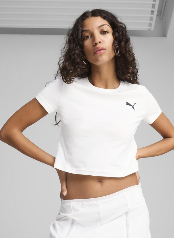 T-SHIRT WARDROBE ESS, 02 WHT, medium