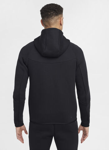 FELPA FULL ZIP NIKE TECH, 010 BLK, small