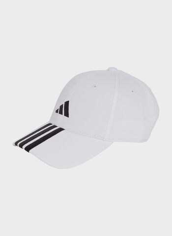 CAPPELLO VISIERA TRIPLE STRIPE UNISEX, WHT, small