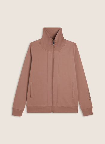 FELPA FULL ZIP A COLLO ALTO, Z85 CIPRIA, small