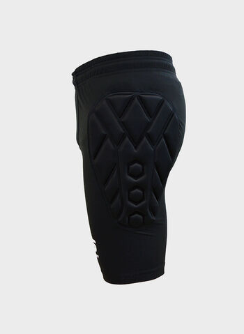 SHORT COMPRESSION PORTIERE, BLK, small