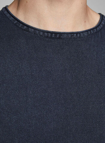 MAGLIONE DI COTONE, NAVY BLAZER NVY, small