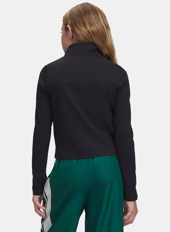 FELPA MOTION FULL ZIP RAGAZZA, 0001 BLK, medium