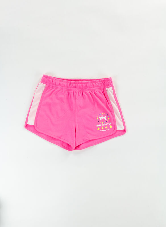 SHORTS HAVE MORE FUN RAGAZZA, PF005 PINK, medium
