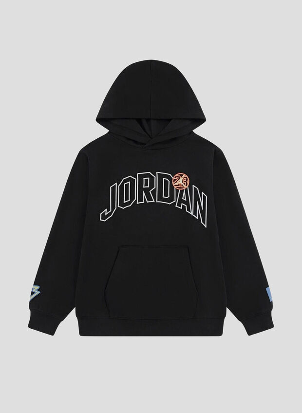 FELPA JORDAN HOODIE RAGAZZO, 023 BLK, large