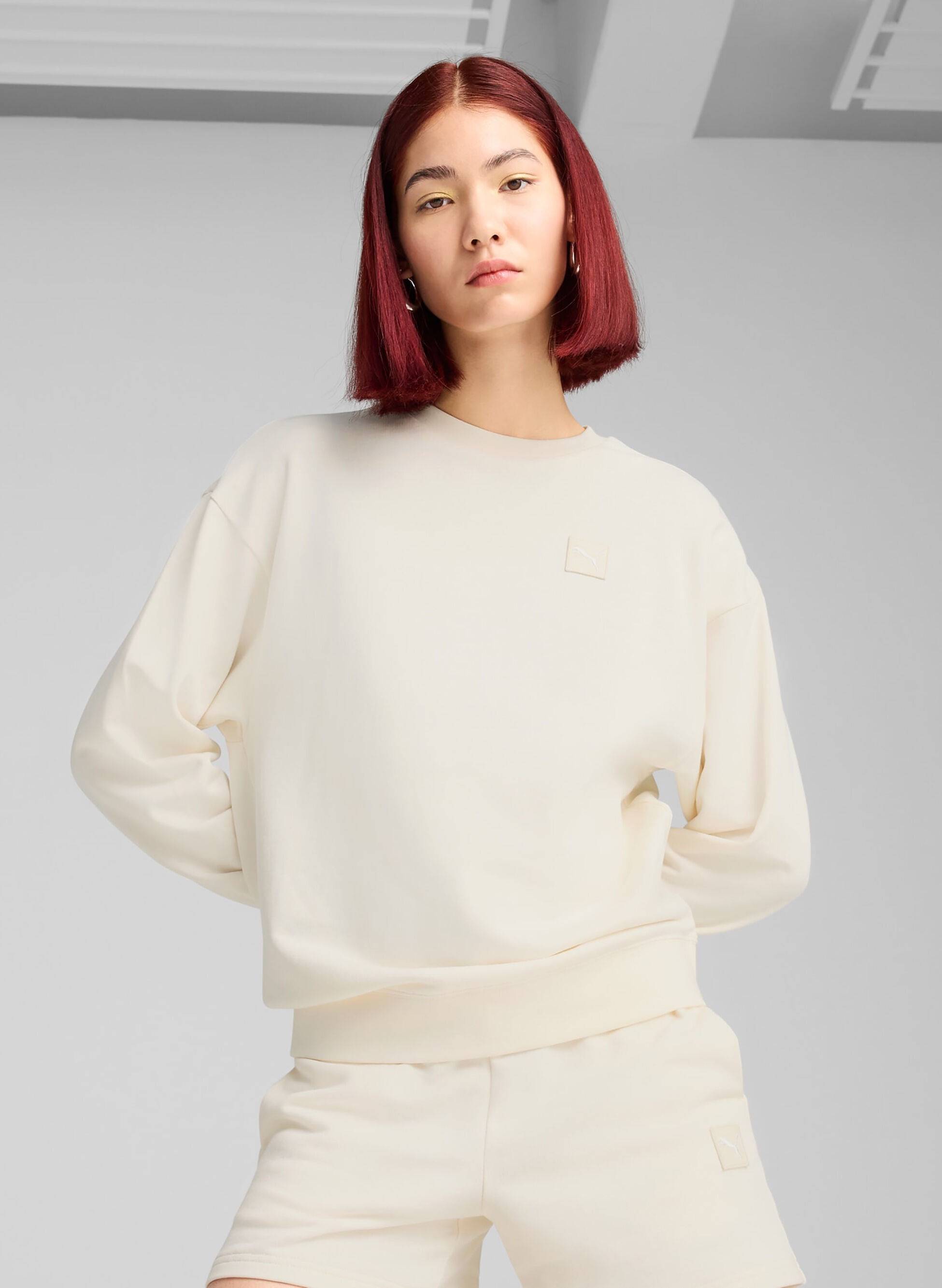 FELPA GIROCOLLO ESSENTIALS ELEVATED S