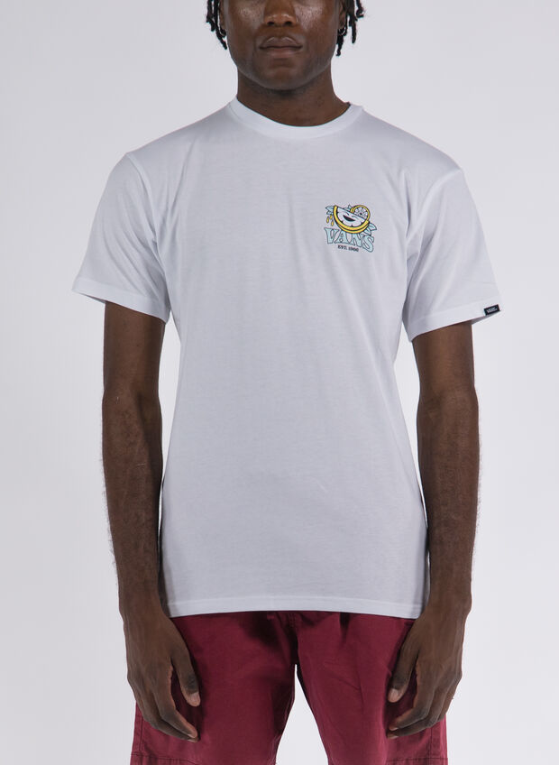 T-SHIRT EASY PEASY, WHT, large