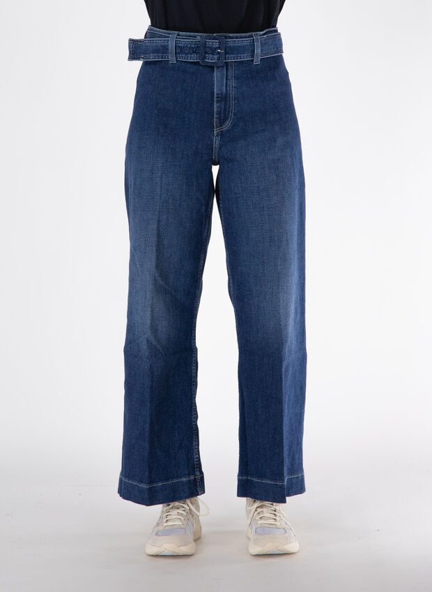 JEANS WIDE LEG DAKOTA, MINI DENIM, large