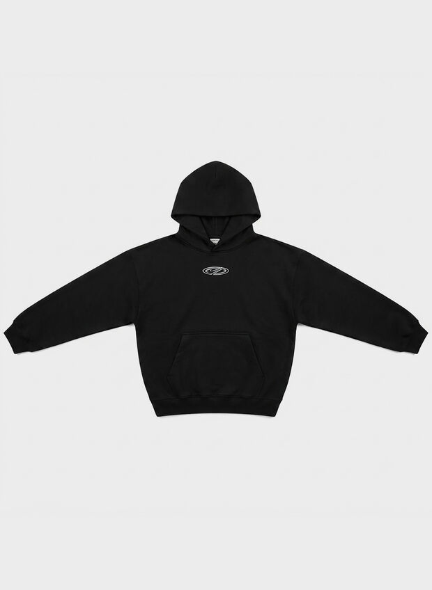 FELPA CLUB HOODIE RAGAZZO, 010 BLK, large