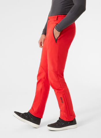 PANTALONI DA SCI SOFTSHELL CON GHETTA, 15RED, small