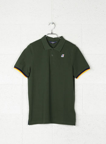 POLO VINCENT CONTRAST, 576GREEN, small