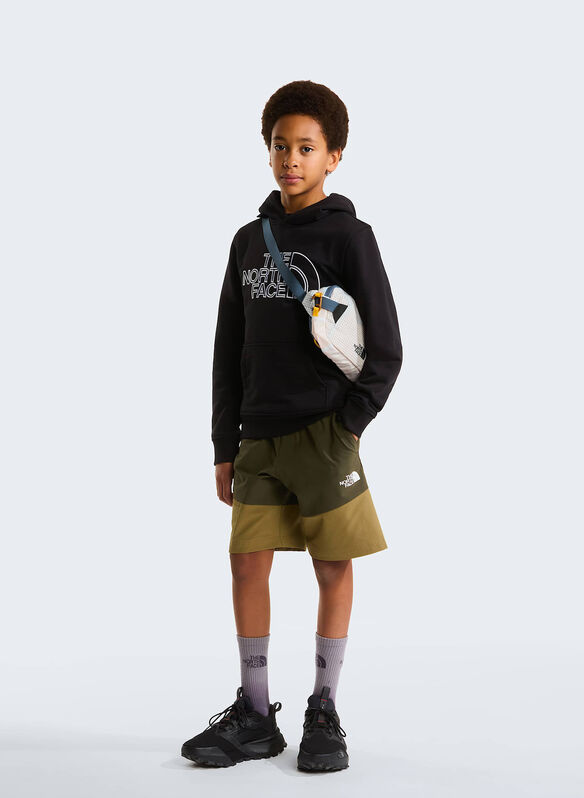 FELPA DREW PEAK LIGHT HOODIE RAGAZZO, - BLK, medium