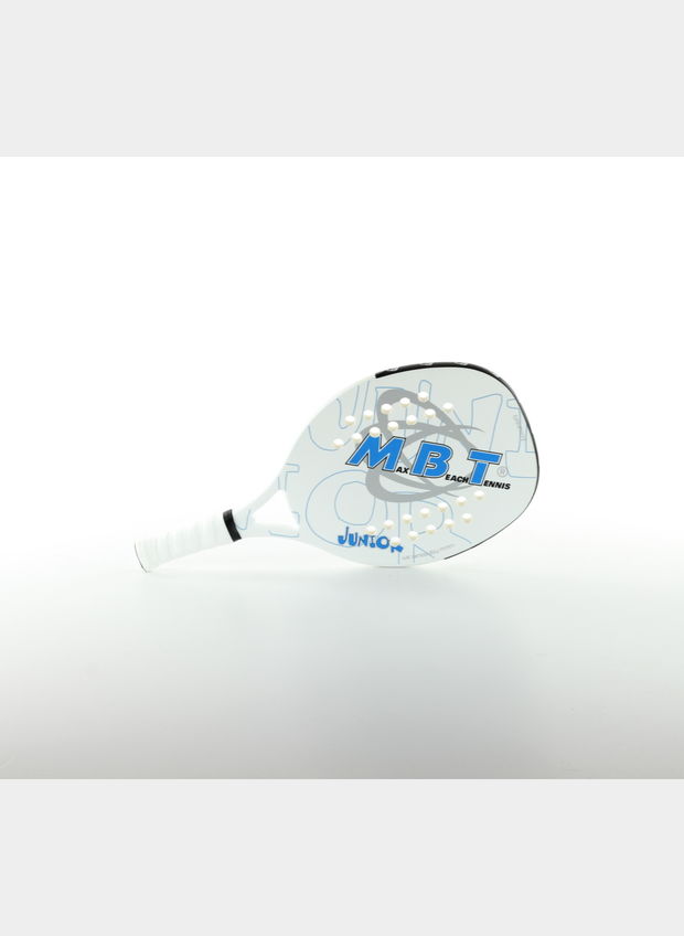 RACCHETTA LOGO JUNIOR BEACH TENNIS, WHTAZZ, large