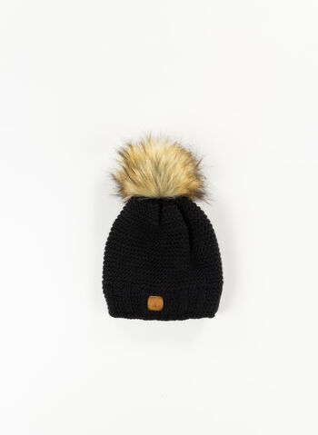 CAPPELLO PONPON PELO, BLACK, small
