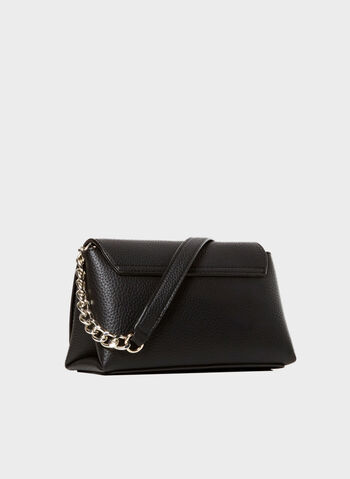 BORSA A SPALLA MINI LOGO UPTOWN CHIC, BLA BLK, small