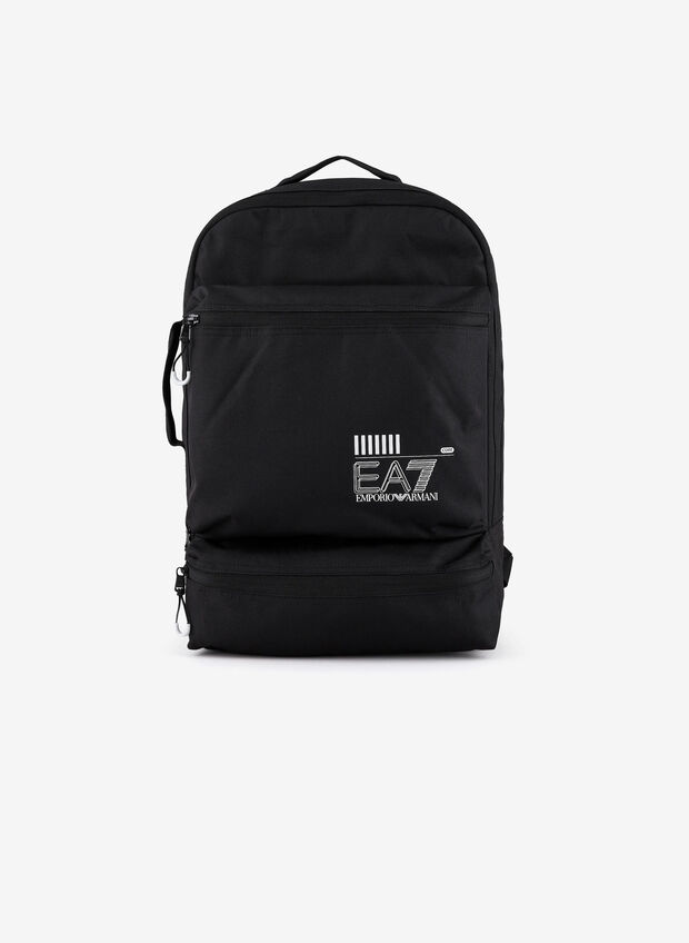 ZAINO DOPPIO ZIP 23L, 02021 BLK, large