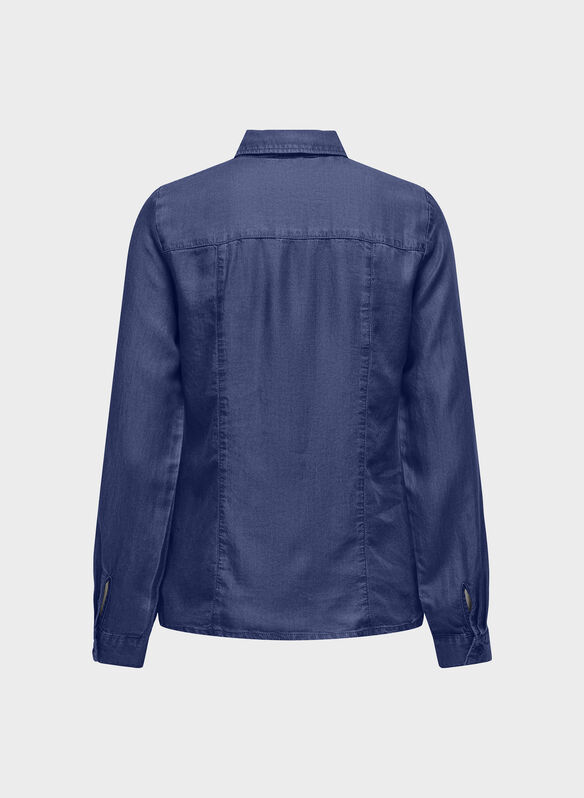 CAMICIA CHARIS, MEDIUM BLUE DENIM, medium