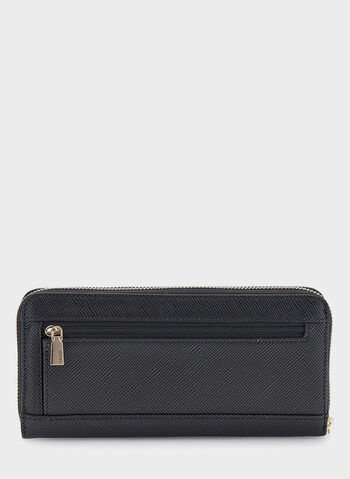 PORTAFOGLIO LAUREL ZIP AROUND MAXI, BLA BLK, small