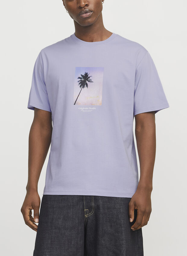 T-SHIRT SHORTSLEEVE ORIGINAL STUDIO, COSMIC SKY LILLA, large