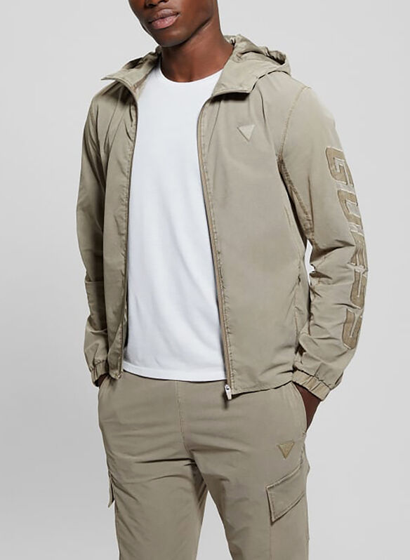 GIACCA A VENTO FULL ZIP, G1CA BEIGE, medium